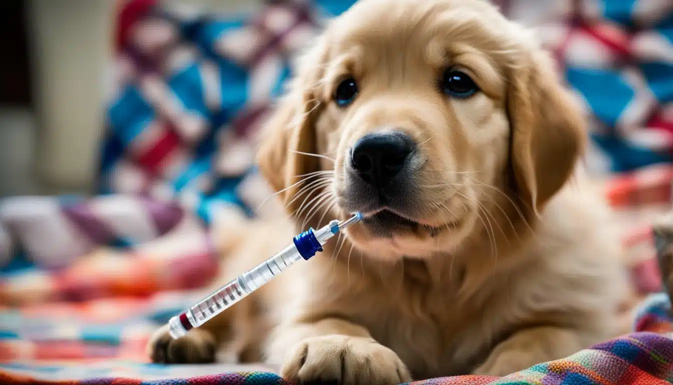 How many shots are needed for a golden retriever puppy?