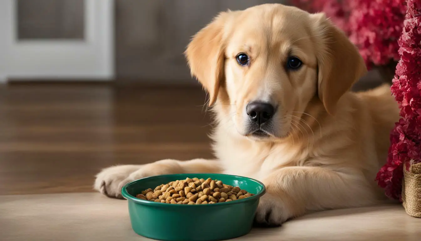 How much food to feed a 6-month-old golden retriever?