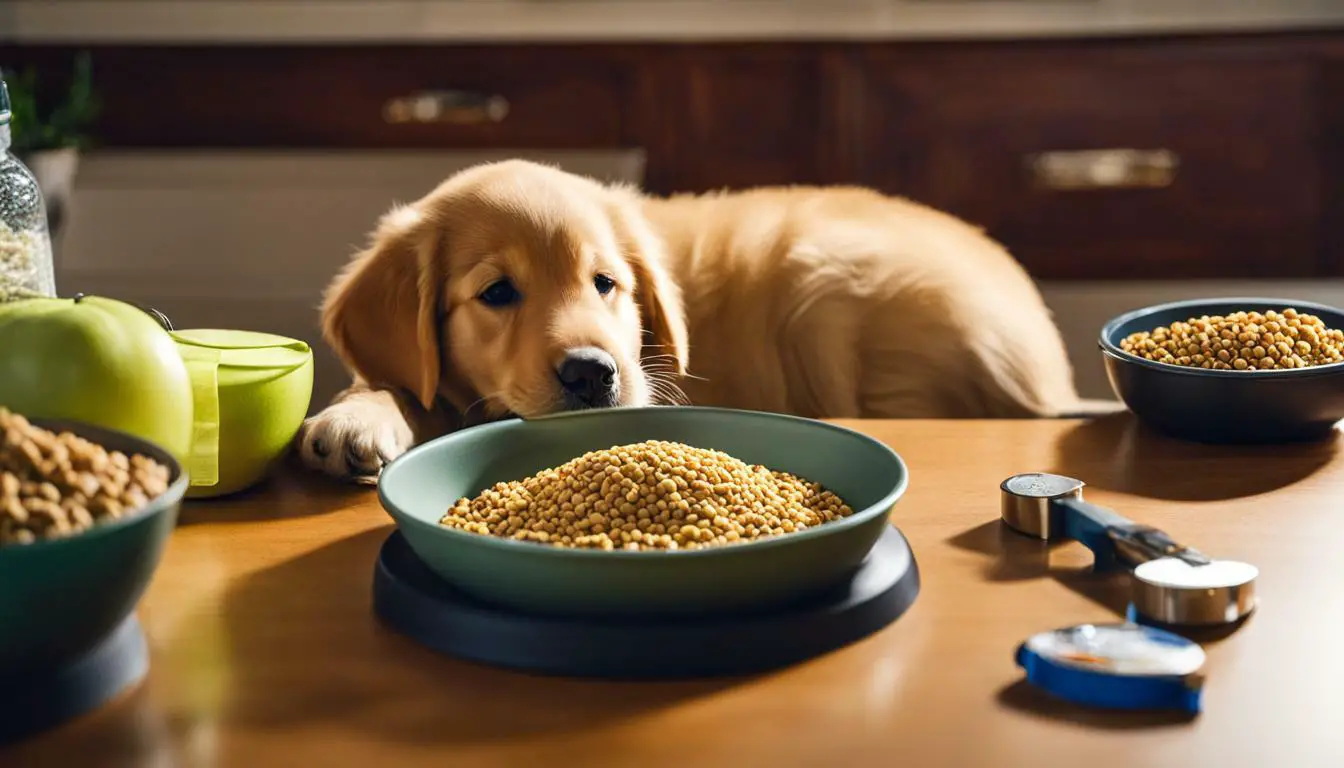 How much to feed a golden retriever puppy?