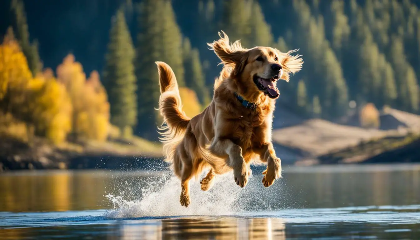 Is 43-degree water too cold for golden retrievers?