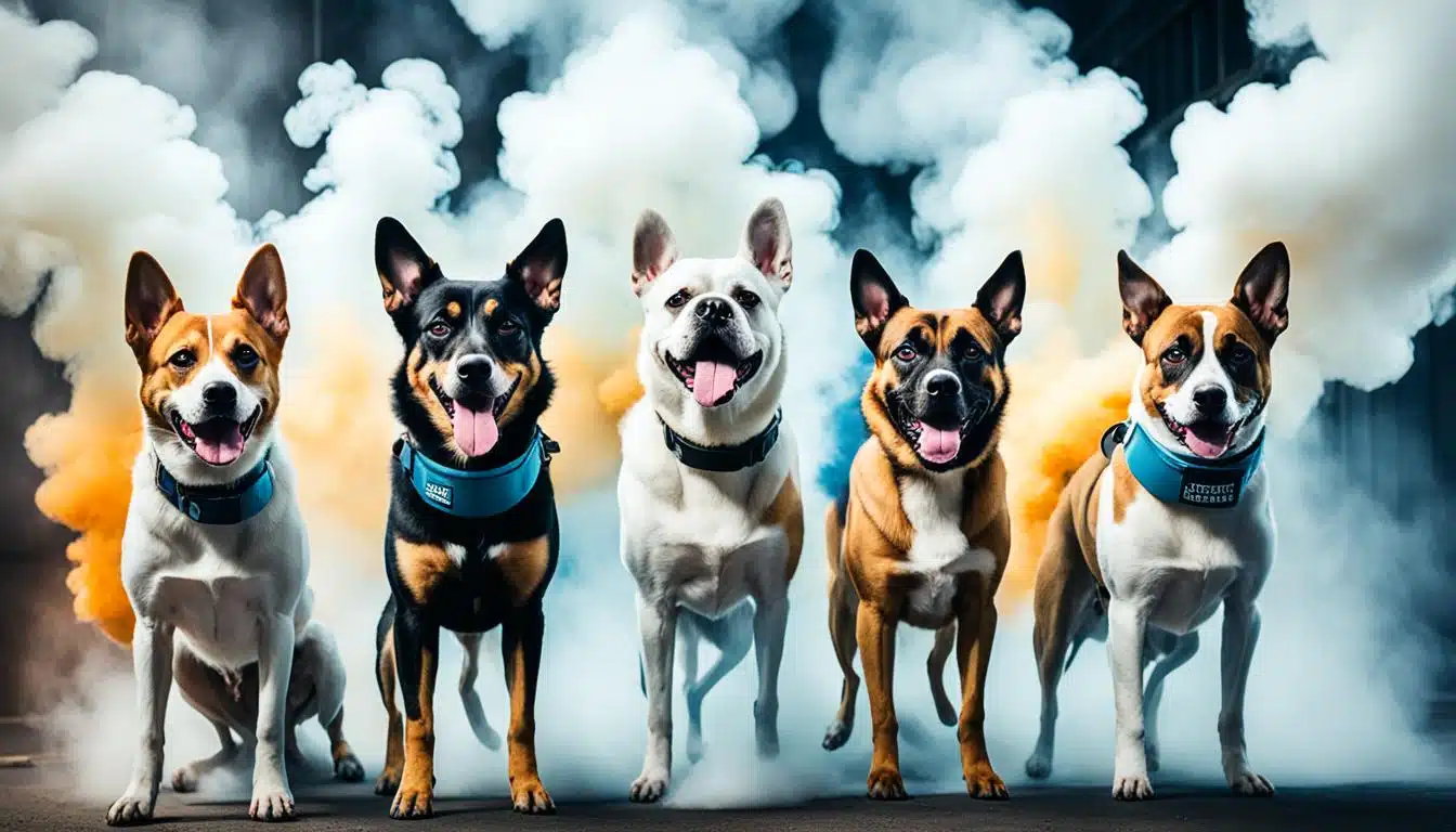 Are dogs immune to tear gas?